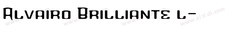 Alvairo Brilliante l字体转换